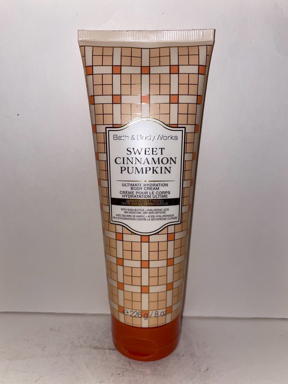Bath & Body Works Sweet Cinnamon Pumpkin Body Cream 8oz New